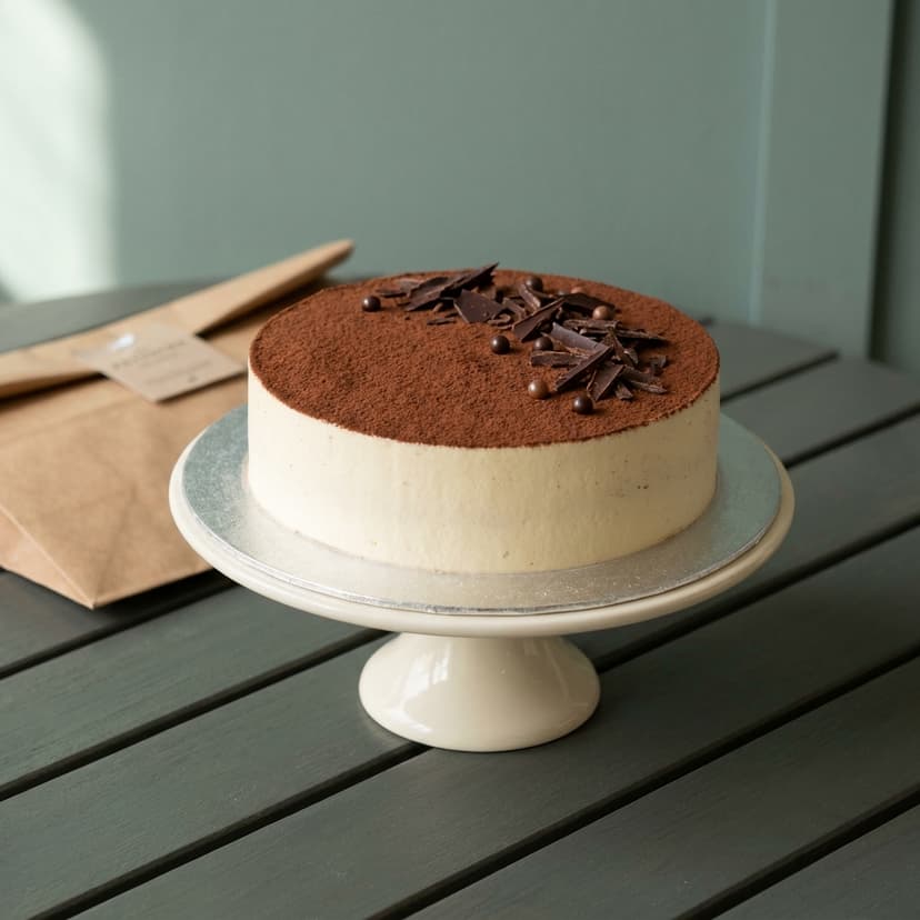 Tiramisu — mascarpone cream and cocoa
